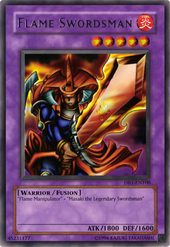 Yu-Gi-Oh Card: Flame Swordsman