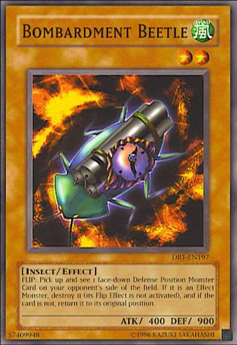 Yu-Gi-Oh Card: Bombardment Beetle