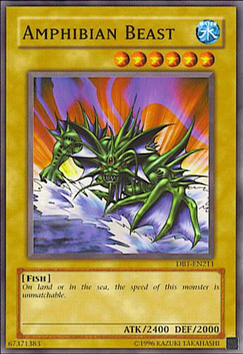 Yu-Gi-Oh Card: Amphibian Beast