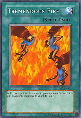 Yu-Gi-Oh Card: Tremendous Fire