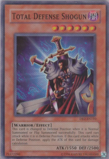 Yu-Gi-Oh Card: Total Defense Shogun
