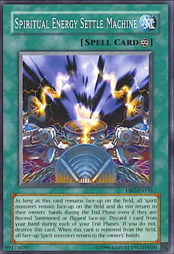 Yu-Gi-Oh Card: Spiritual Energy Settle Machine