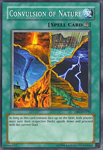 Yu-Gi-Oh Card: Convulsion of Nature