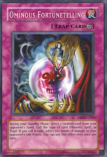 Yu-Gi-Oh Card: Ominous Fortunetelling