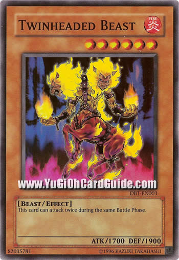 Yu-Gi-Oh Card: Twinheaded Beast