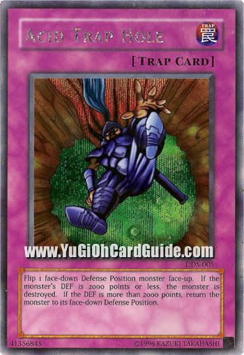 Yu-Gi-Oh Card: Acid Trap Hole