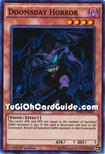 Yu-Gi-Oh Card: Doomsday Horror