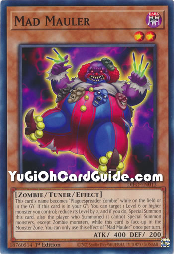Yu-Gi-Oh Card: Mad Mauler