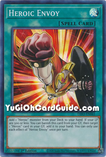 Yu-Gi-Oh Card: Heroic Envoy