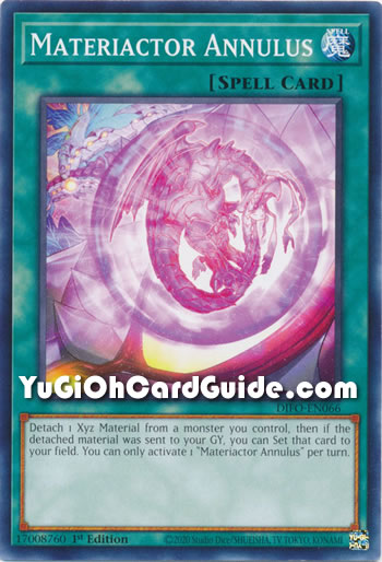 Yu-Gi-Oh Card: Materiactor Annulus