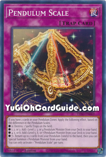 Yu-Gi-Oh Card: Pendulum Scale