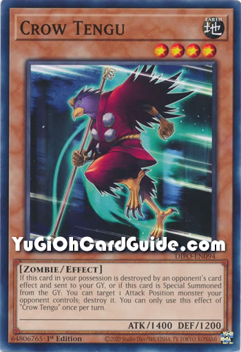 Yu-Gi-Oh Card: Crow Tengu