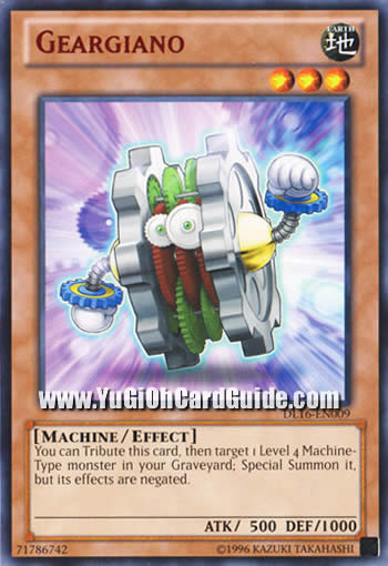 Yu-Gi-Oh Card: Geargiano