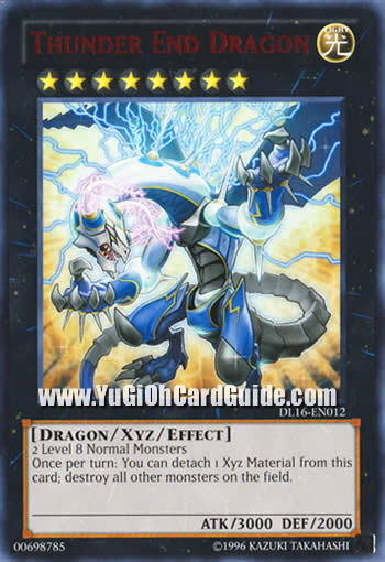 Yu-Gi-Oh Card: Thunder End Dragon
