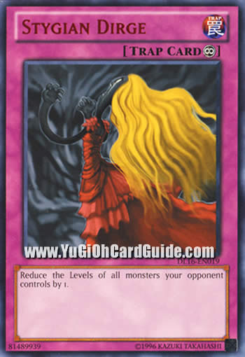 Yu-Gi-Oh Card: Stygian Dirge