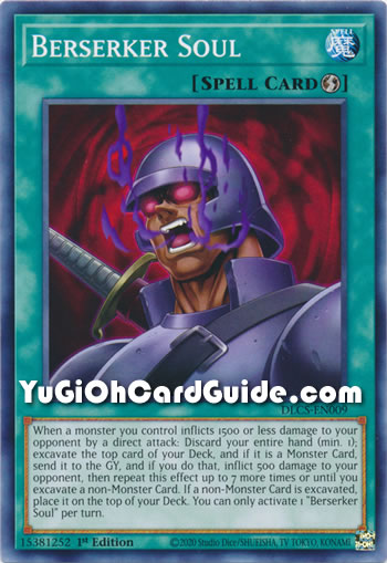 Yu-Gi-Oh Card: Berserker Soul