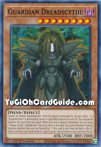 Yu-Gi-Oh Card: Guardian Dreadscythe