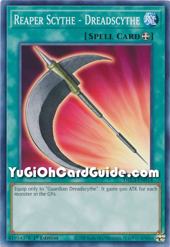 Yu-Gi-Oh Card: Reaper Scythe - Dreadscythe