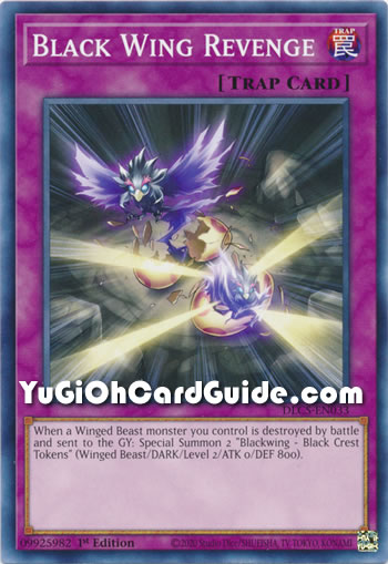 Yu-Gi-Oh Card: Black Wing Revenge