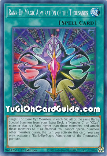 Yu-Gi-Oh Card: Rank-Up-Magic Admiration of the Thousands