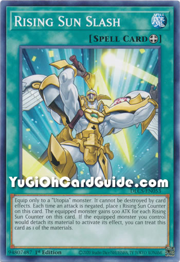 Yu-Gi-Oh Card: Rising Sun Slash