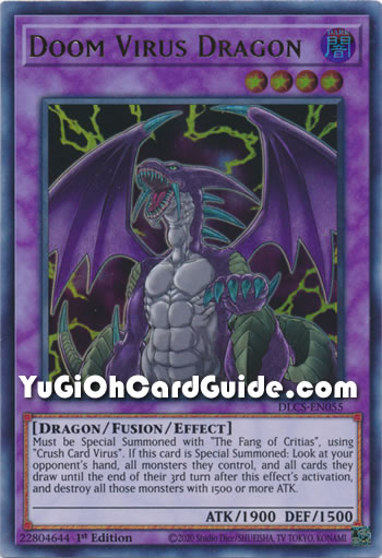 Yu-Gi-Oh Card: Doom Virus Dragon