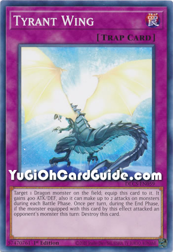 Yu-Gi-Oh Card: Tyrant Wing