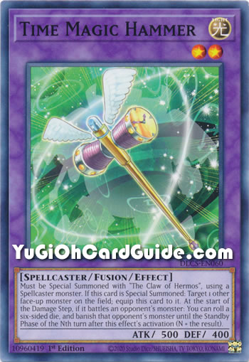 Yu-Gi-Oh Card: Time Magic Hammer