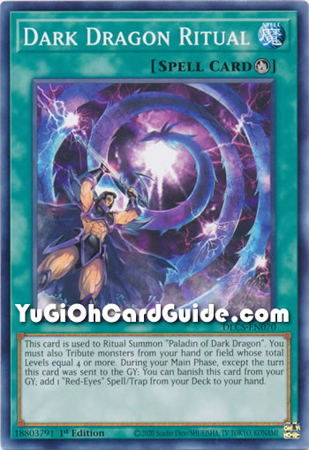 Yu-Gi-Oh Card: Dark Dragon Ritual