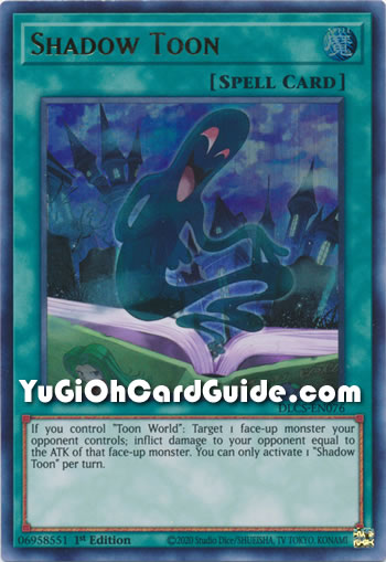 Yu-Gi-Oh Card: Shadow Toon