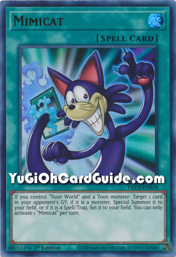 Yu-Gi-Oh Card: Mimicat