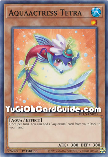 Yu-Gi-Oh Card: Aquaactress Tetra