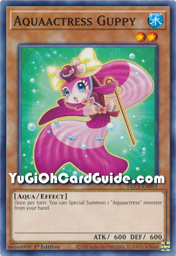 Yu-Gi-Oh Card: Aquaactress Guppy