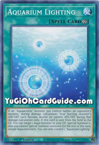 Yu-Gi-Oh Card: Aquarium Lighting