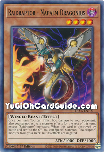 Yu-Gi-Oh Card: Raidraptor - Napalm Dragonius