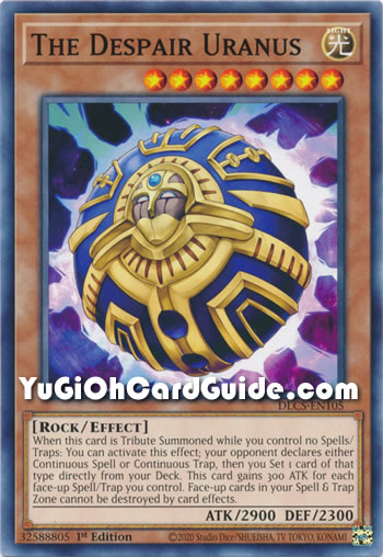 Yu-Gi-Oh Card: The Despair Uranus