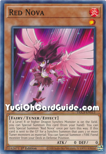 Yu-Gi-Oh Card: Red Nova