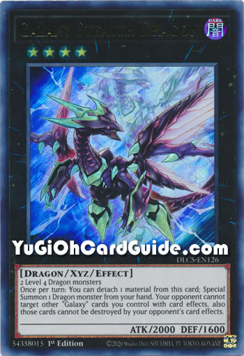 Yu-Gi-Oh Card: Galaxy Stealth Dragon