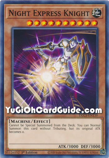 Yu-Gi-Oh Card: Night Express Knight