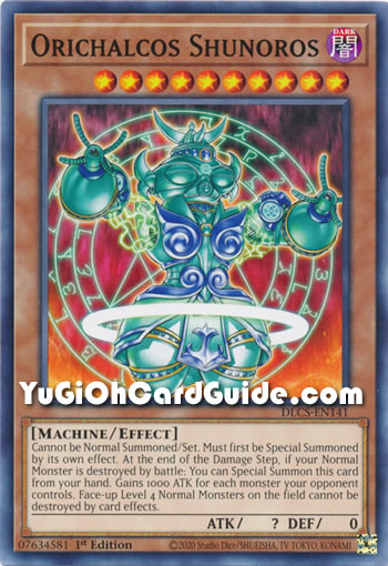 Yu-Gi-Oh Card: Orichalcos Shunoros