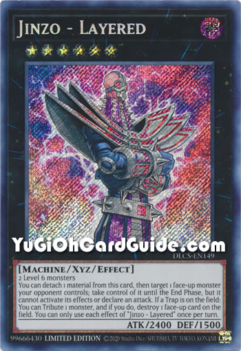 Yu-Gi-Oh Card: Jinzo - Layered