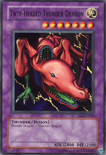 Yu-Gi-Oh Card: Twin-Headed Thunder Dragon