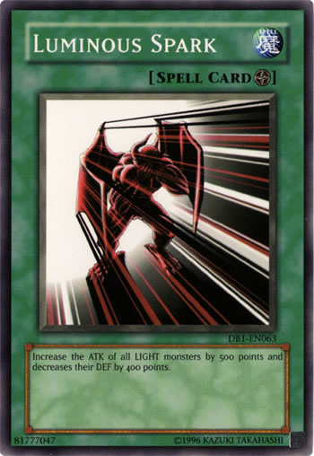 Yu-Gi-Oh Card: Luminous Spark