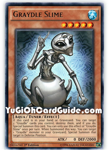 Yu-Gi-Oh Card: Graydle Slime