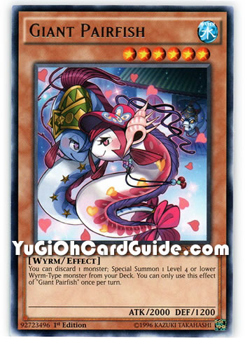 Yu-Gi-Oh Card: Giant Pairfish