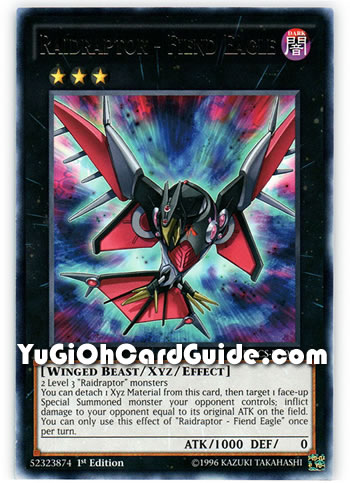 Yu-Gi-Oh Card: Raidraptor - Fiend Eagle