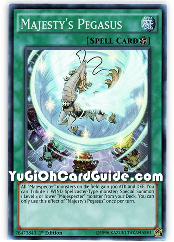 Yu-Gi-Oh Card: Majesty's Pegasus