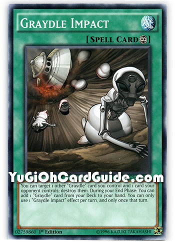 Yu-Gi-Oh Card: Graydle Impact