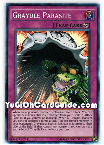 Yu-Gi-Oh Card: Graydle Parasite