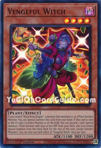 Yu-Gi-Oh Card: Vengeful Witch